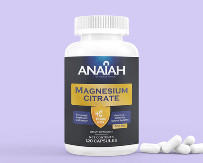 Magnesium Citrate 400 mg per serving with added Vitamin C